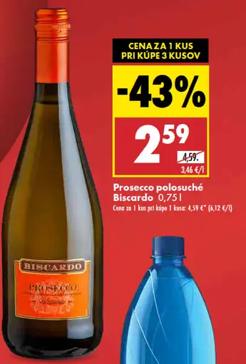 Biscardo Prosecco polsuché