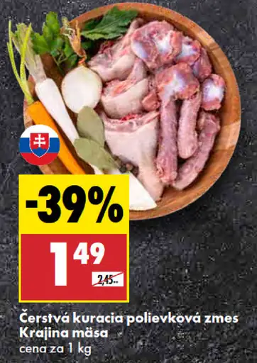 Čerstvá kuracia polievková zmes