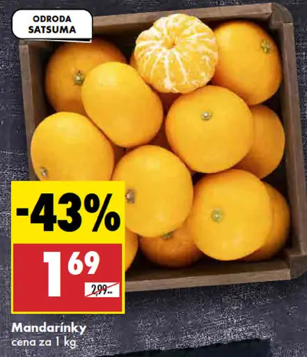 Mandarínky satsuma
