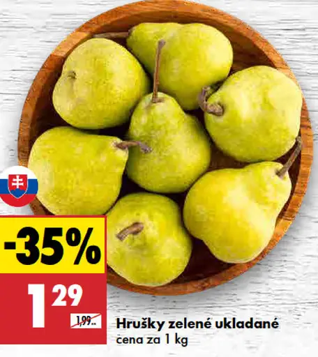 Hrušky zelené