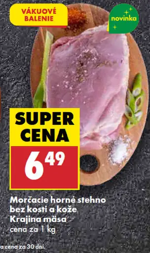Krajina mäsa morčacie horné stehno bez kosti a kože