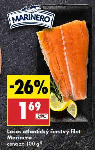 Marinero losos atlantský čerstvý filet