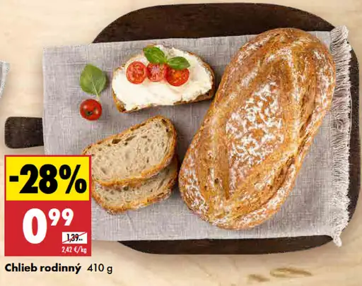 Rodinný kváskový chlieb