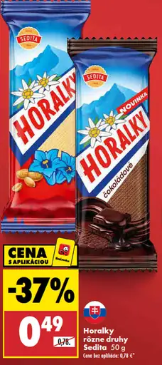 Sedita Horalky rôzne druhy