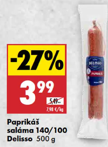 Paprikáš saláma Delisso