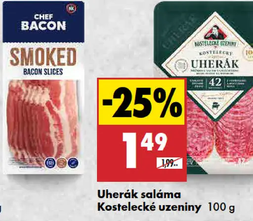 Uherák saláma Kostelecké uzeniny