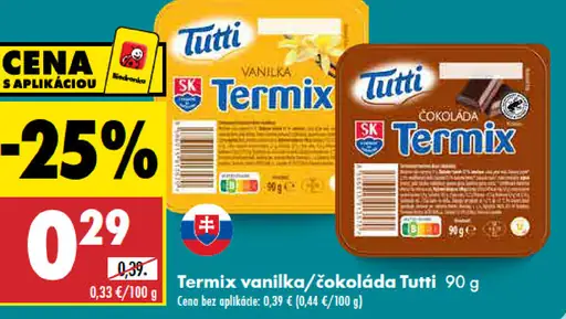 Tuti Termix vanilka / čokoláda
