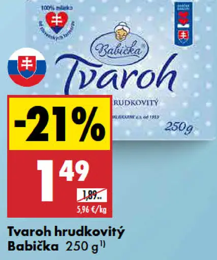 Babička Tvaroh hrudkovitý