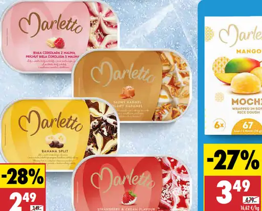 Marletto Mochi mango mrazený dezert