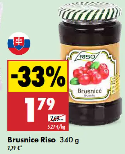 Brusnice Riso