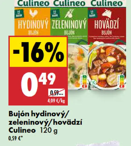 Culinea Bujón hydinový/zeleninový/hovädzí