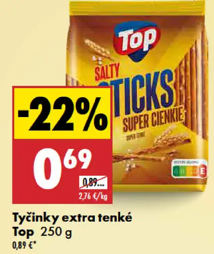 Tyčinky extra tenké
