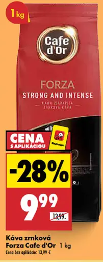 Cafe d’Or Forza káva zrnková