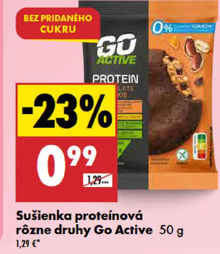 Go Active Krupička proteínová rôzne druhy