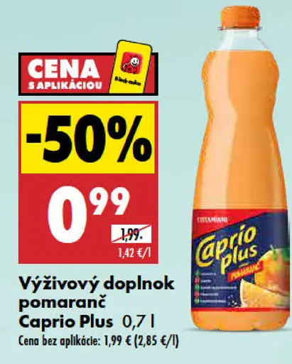 Caprio Plus Výživový Doplnok Pomaranč