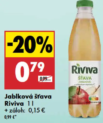 Jablková šťava Riviva