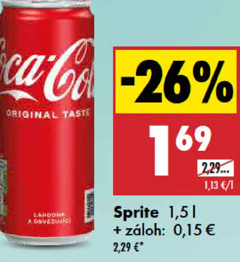 Coca-Cola Original Taste plechovka