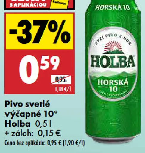 Holba Horská 10 plechovka