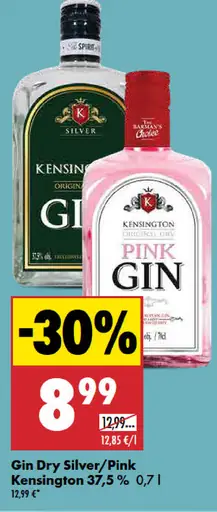 Kensington Gin Dry Silver/Pink