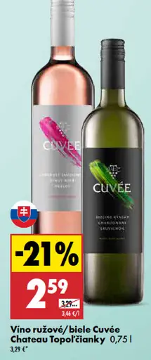 Cuvée rosé Château Topoľčianky