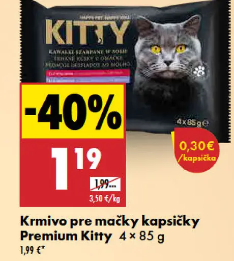Premium Kitty kapsičky pre mačky