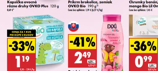 OVKO Plus kapsička ovocná