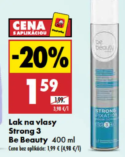 Be Beauty Lak na vlasy Strong 3
