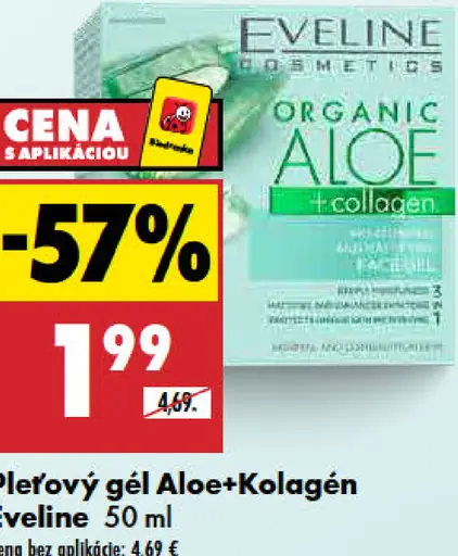 Eveline Pleťový gél Aloe+Kolagén