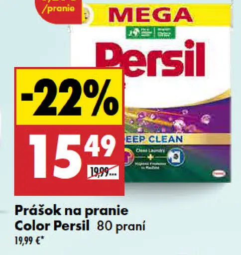 Prášok na pranie Color Persil
