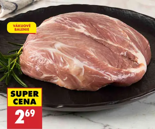 Bravčové plece bez kosti, v celku