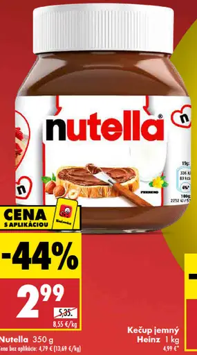Nutella lieskovo-oriešková nátierka