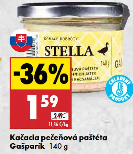Gašparík kačacia pečeňová paštéta
