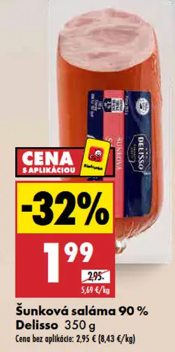 Delisso Šunková saláma 90%