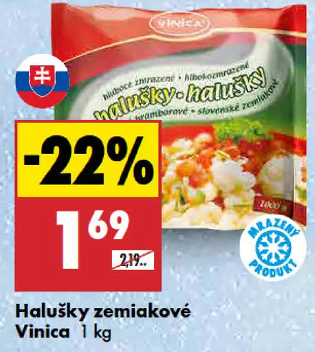 Zemiakové halušky Vinica