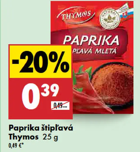 Paprika štipľavá Thymos
