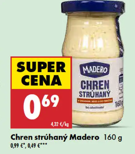Madero Chren strúhaný