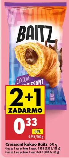 Baitz kakaový croissant