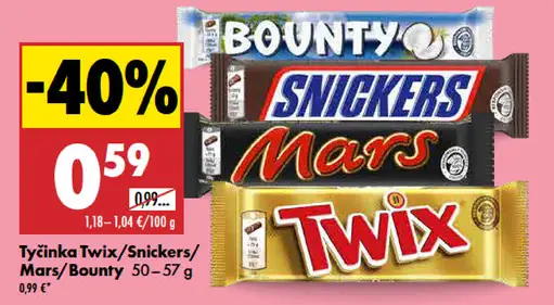 Twix tyčinka