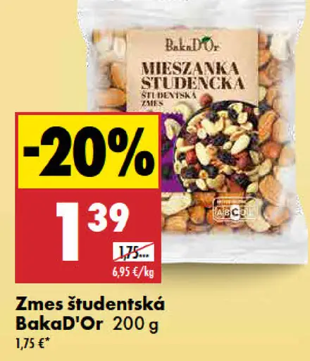 Zmes študentská Baka d'Or