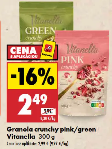 Vitanella Granola crunchy pink