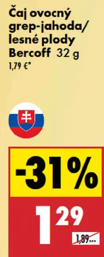 Bercoff Čaj ovocný lesné plody