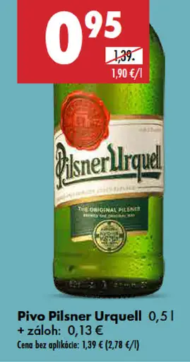 Pivo Pilsner Urquell