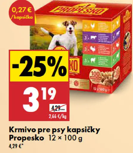 Propesko Suché krmivo pre psy