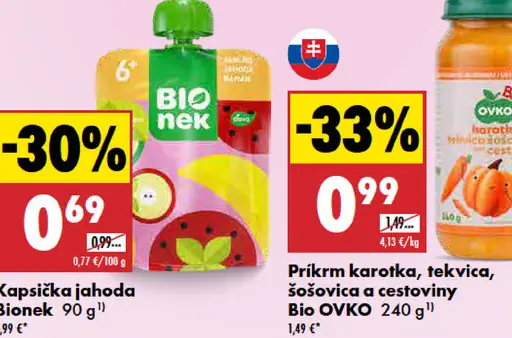 Bionek kapsička jahoda