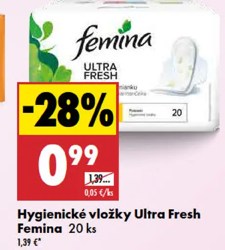 Femina Hygienické vložky Ultra Fresh