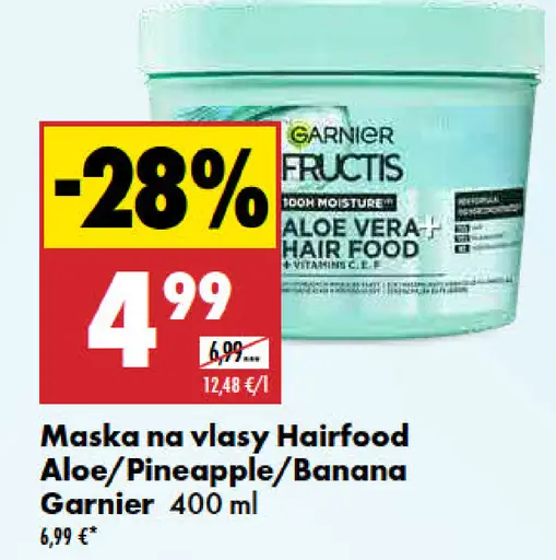 Maska na vlasy Hair Food Aloe/Pineapple/Banana