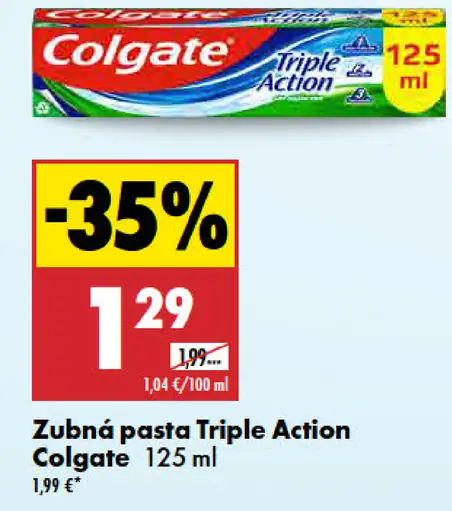 Zubná pasta Triple Action