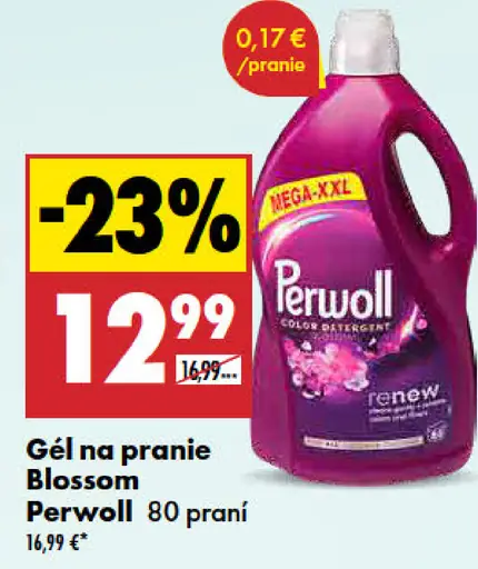 Perwoll Blossom prací gél