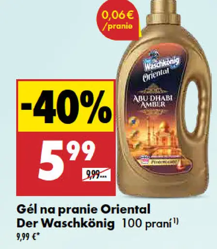 Waschkönig Oriental prací gél