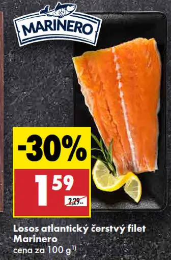 Losos atlantický čerstvý filet
